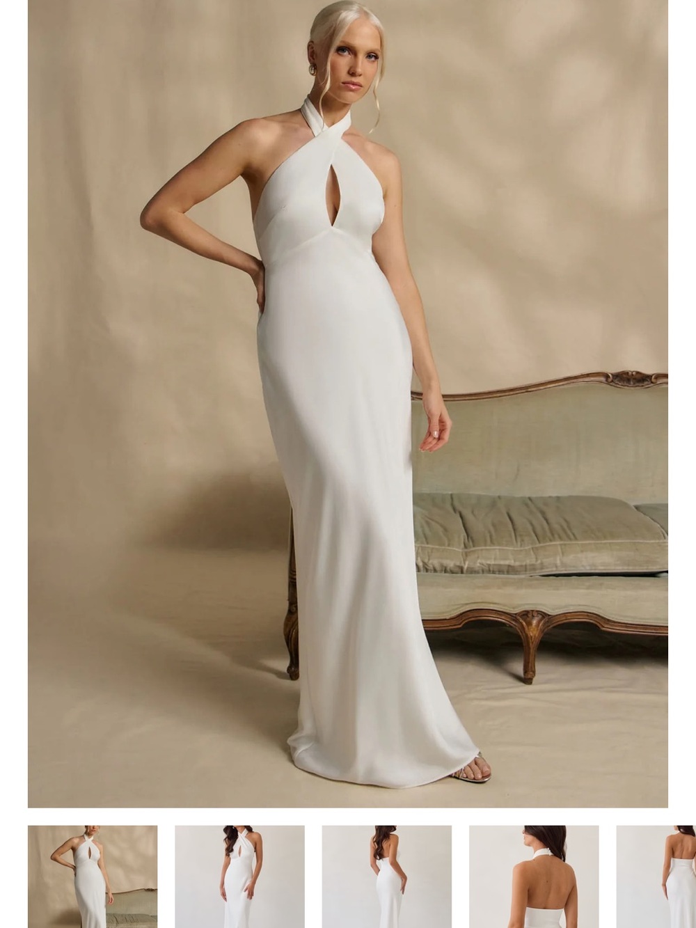 Park & Fifth Emery Off White Dress